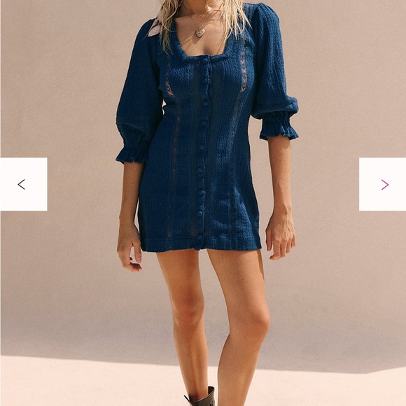 Free People Dresses & Skirts - Elegant Blue Women's Free People Dress